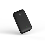 Bluehive – Chargeur portatif de 10&nbsp;000&nbsp;mAh avec arrêt automatique, voyant lumineux, noir Front_Three_Fourths_Angled_Right