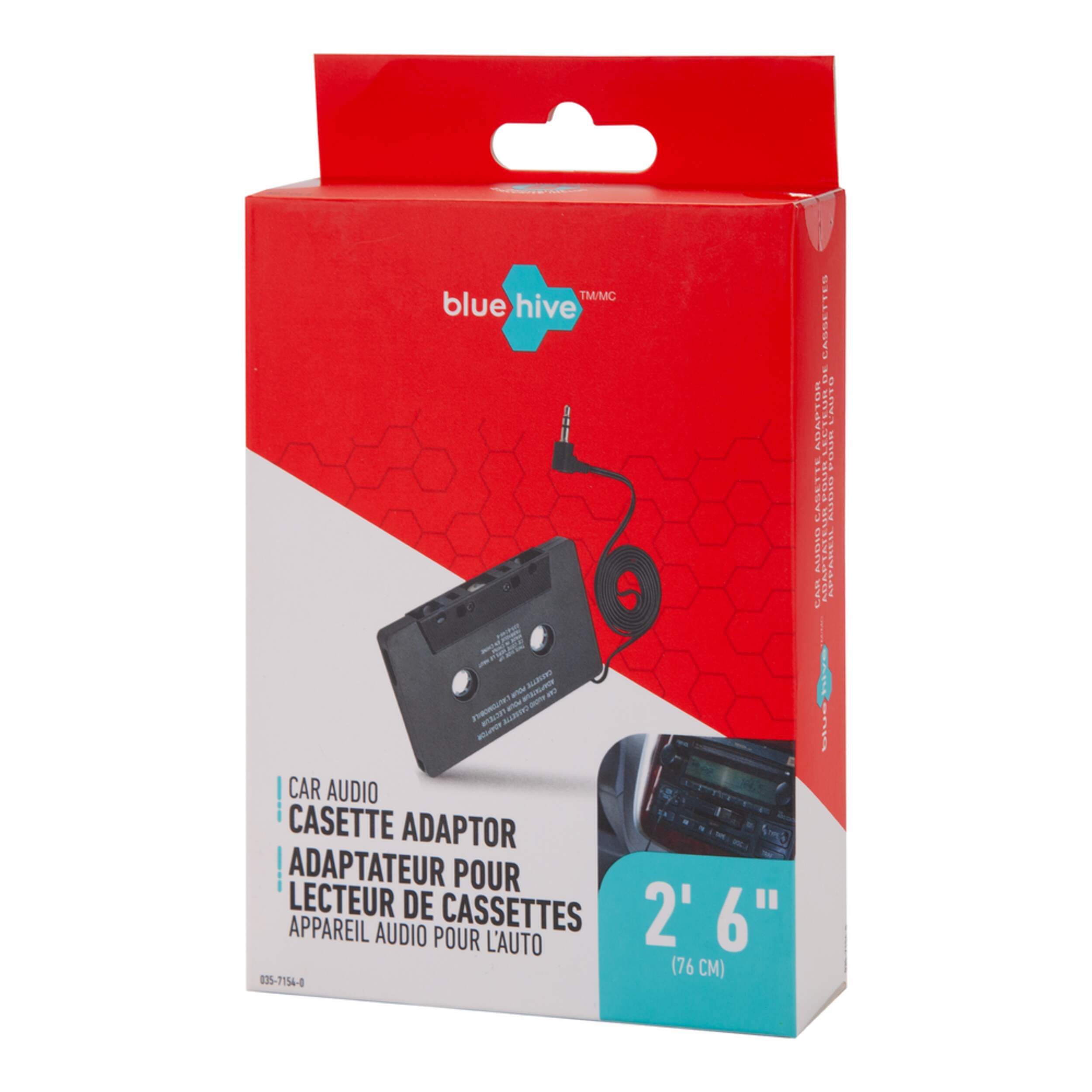 Bluehive Car Audio Cassette Aux Adapter Canadian Tire