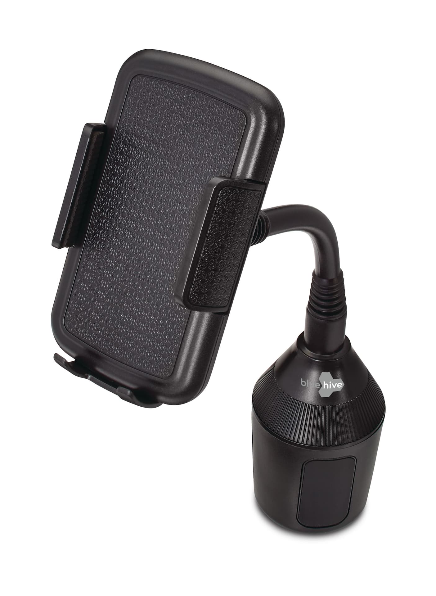 Bluehive Cup Holder Phone Mount for Most Smartphones and Other Portable Devices with Flexible Gooseneck 360 Rotatable Cradle Canadian Tire