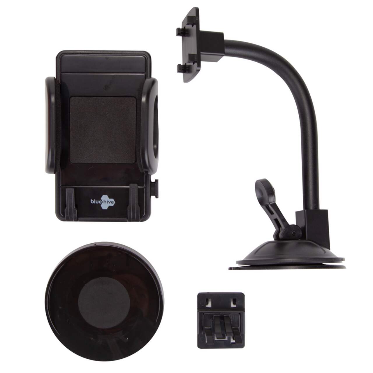 Bluehive 3-in-1 Universal Phone Mount, Secure Fit for Phones up to 4.3-in