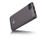 Bluehive 5,000 mAh 2-Port Power Bank with Automatic Shutoff, Indicator Light Front_Three_Fourths_Angled_Left