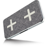 Bluehive Fabric Dual Wireless Charging Pad, Compatible with iPhone X, iPhone 8, iPhone 8 Plus and other Qi-enabled devices Front_Angled_Left