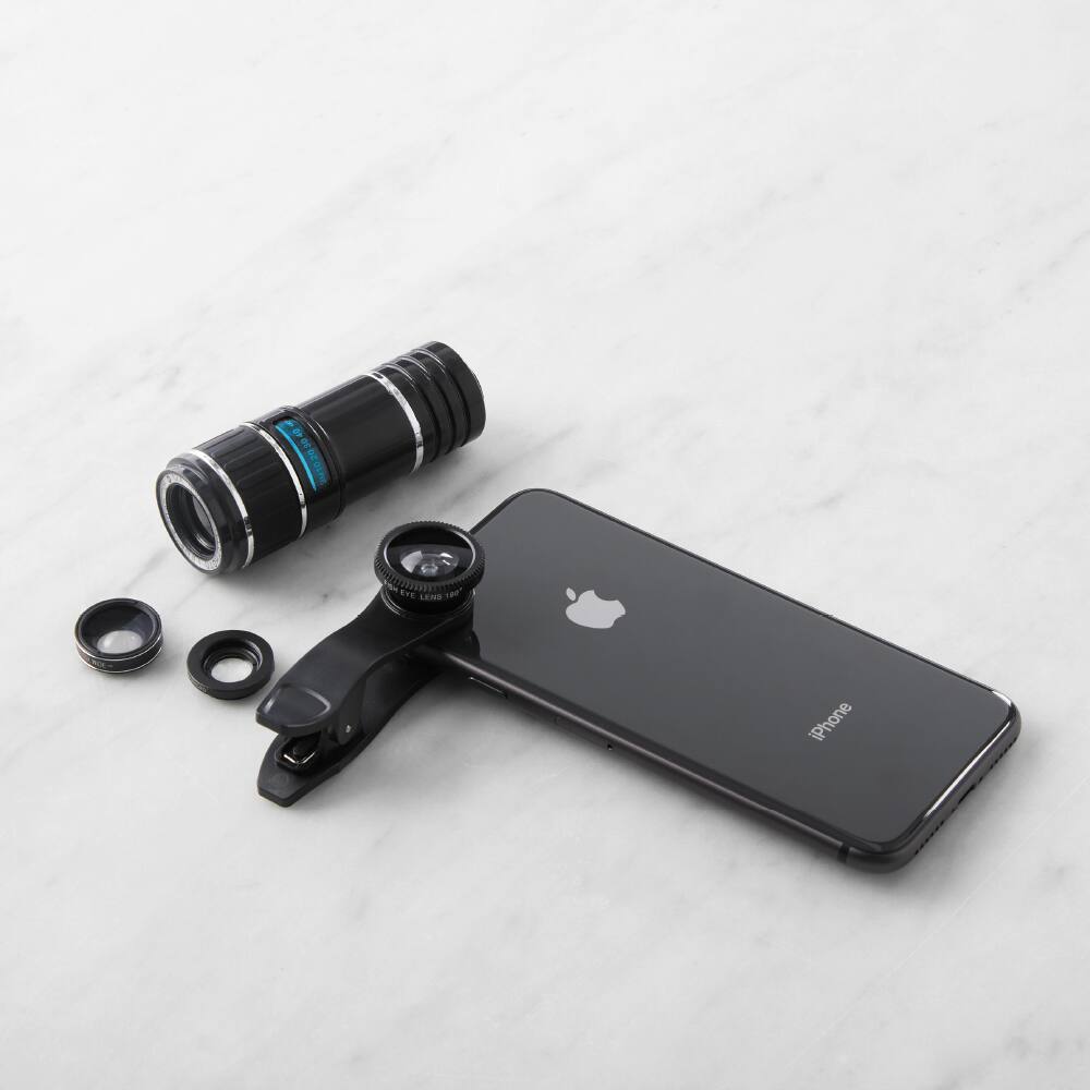 DAUERHAFT Lentille Longue focale téléobjectif 20X oculaires et objectifs optiques HD pour téléphone Intelligent ou Tablette PC 