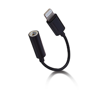 Bluehive Aux to Lightning Cable, for Any Phone, Tablet, iPod & Laptop, White, 4-in