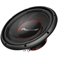 Pioneer Car Audio 1400W Subwoofer, Single VC, 12-in Front_Angled_Left