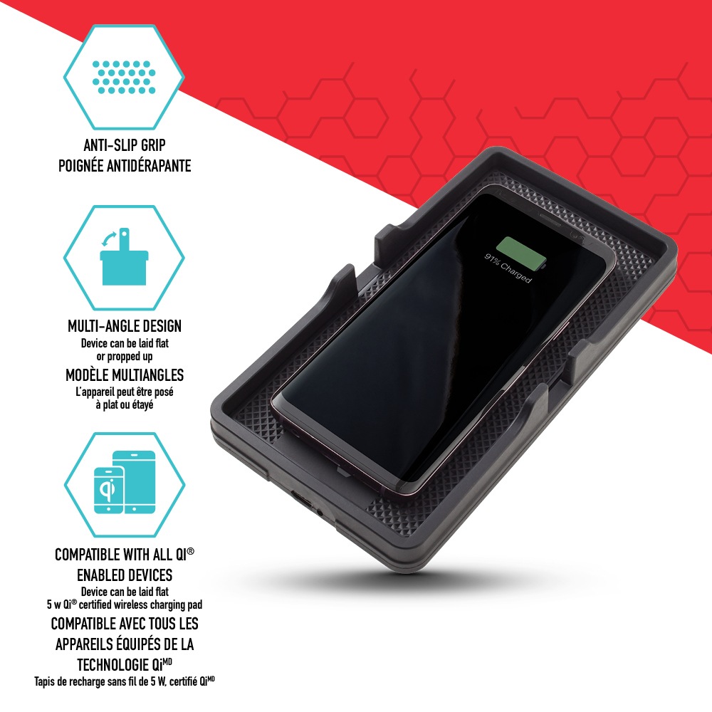 Bluehive Wireless 10W Charging Car & Desk Mat Canadian Tire