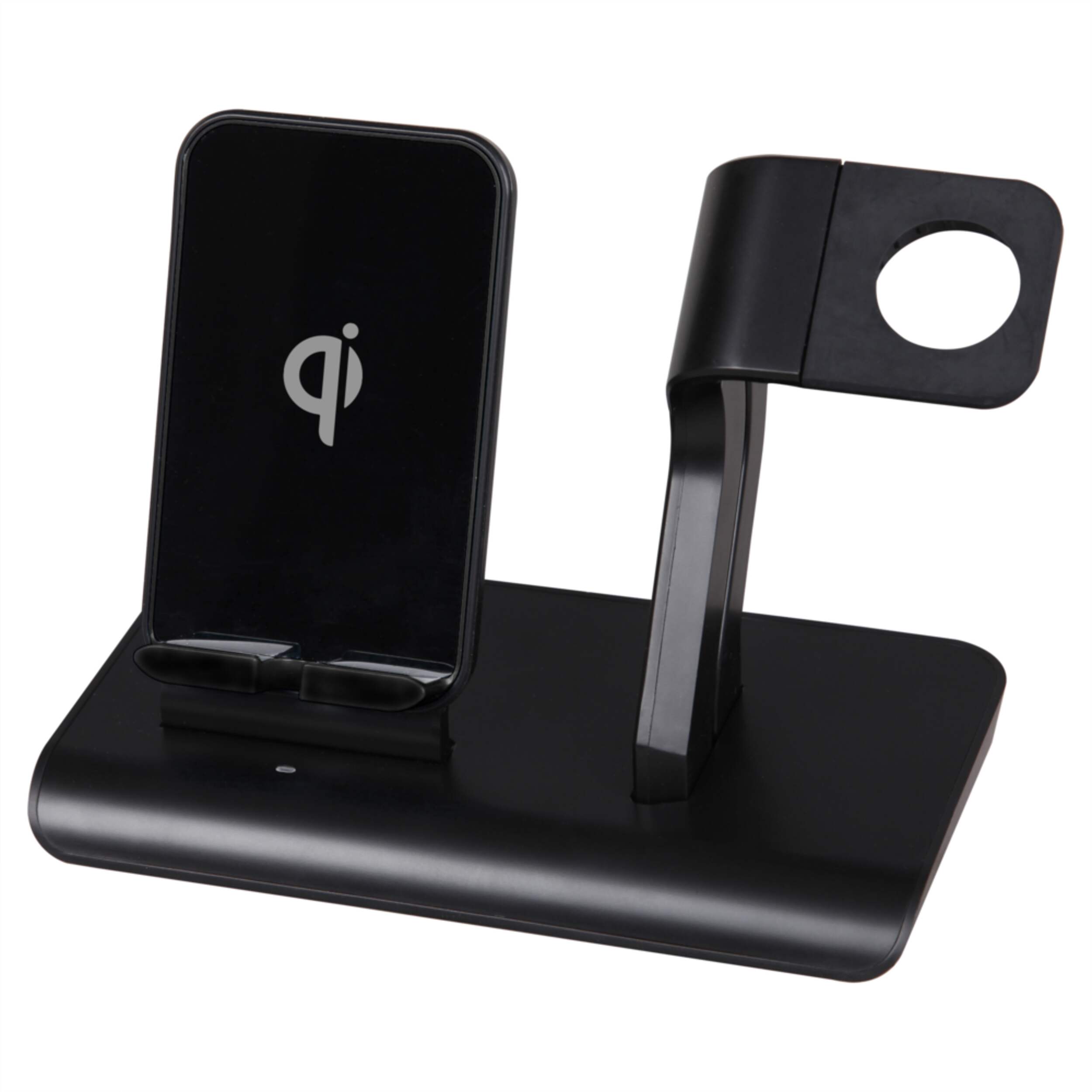 Bluehive Wireless Charger Dock with Apple Watch Charger Front_Angled_Left
