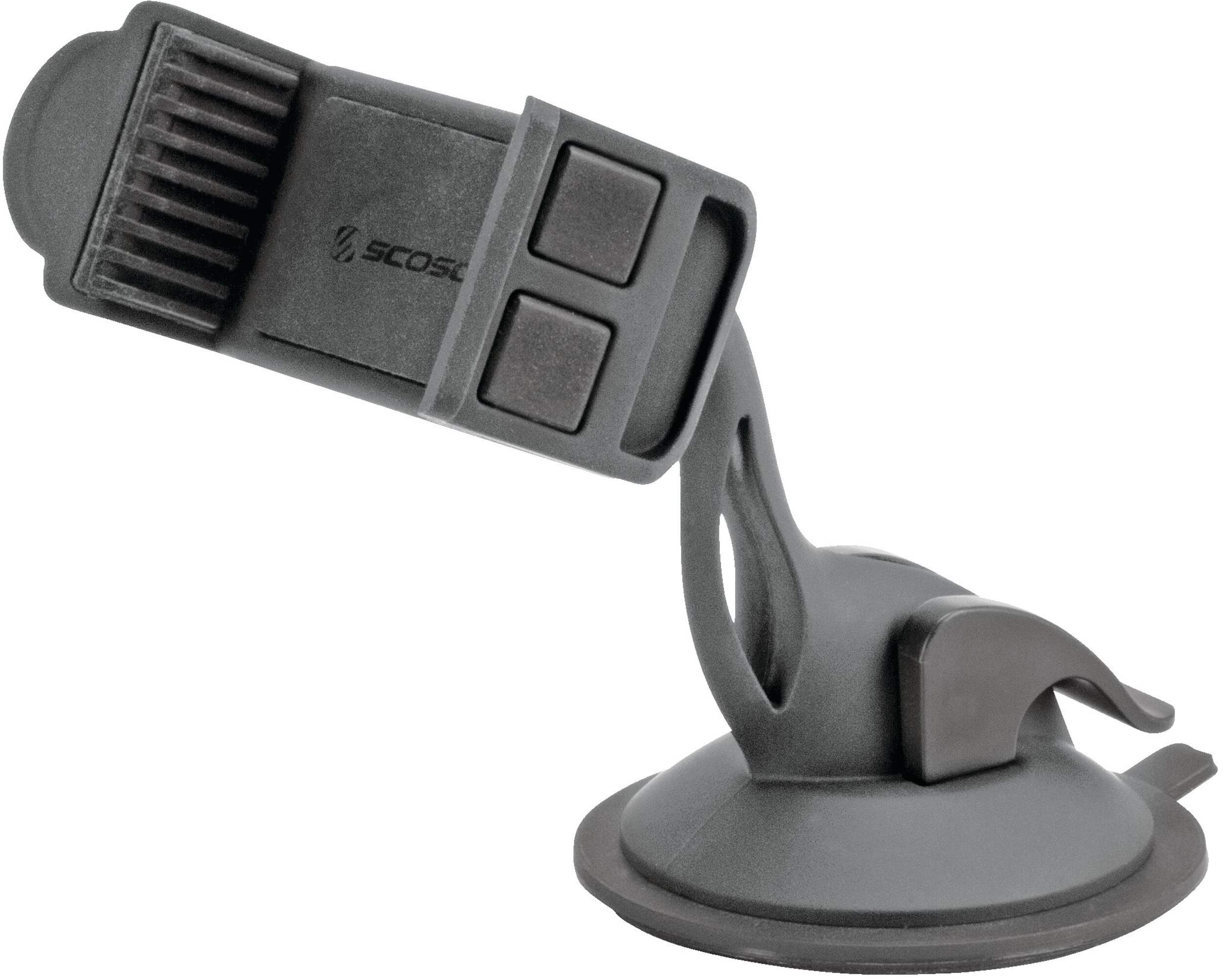 Scosche 3-in-1 Universal Car Mount, Suction Cup Mount for Mobile Devices Front_Three_Fourths_Angled_Left