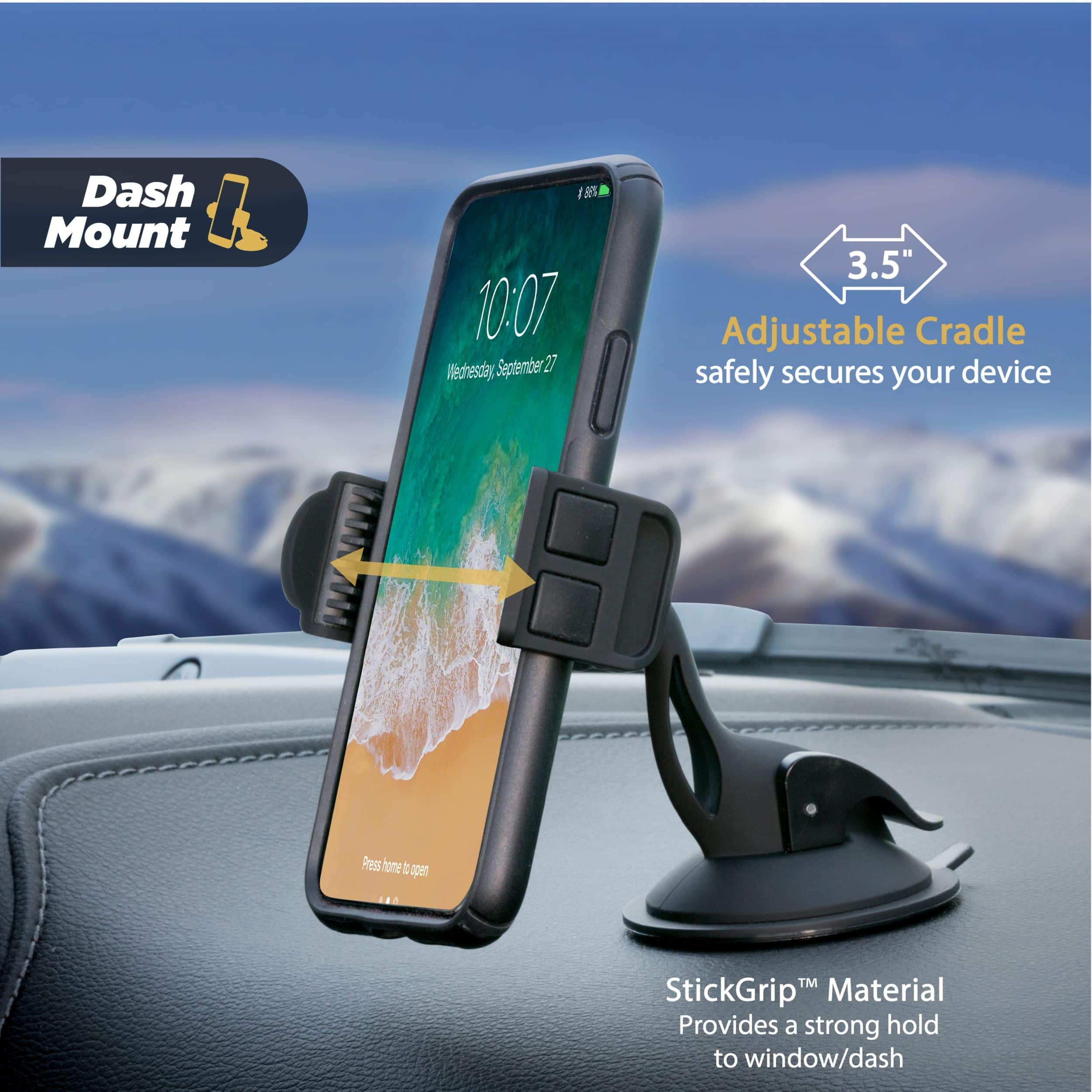 Iphone car online dash holder