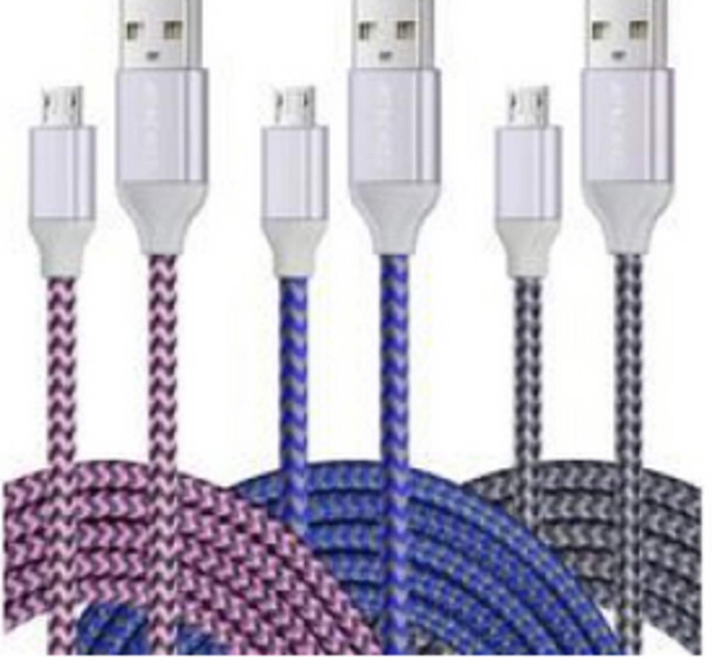 BK Type-C USB Charger & Sync Cable, 10-ft Front_Flat