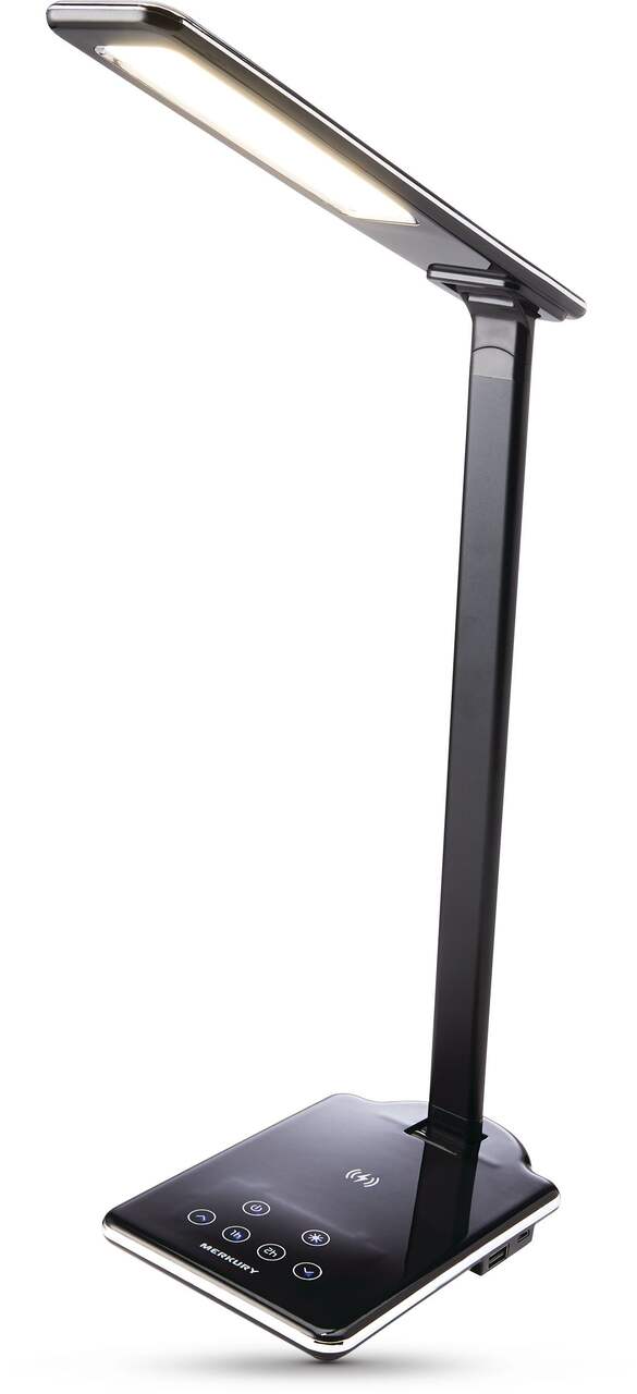 Tapis de chargement sans fil Bluehive avec lampe DEL pour appareils  compatibles Qi, noir