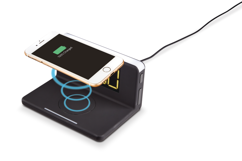 Bluehive Wireless Charger with Alarm Clock Canadian Tire