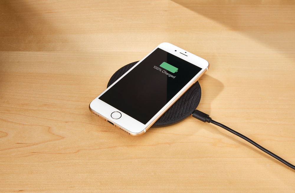 Bluehive Wireless 10W Charging Pad for QiEnabled Devices, Swirl Black