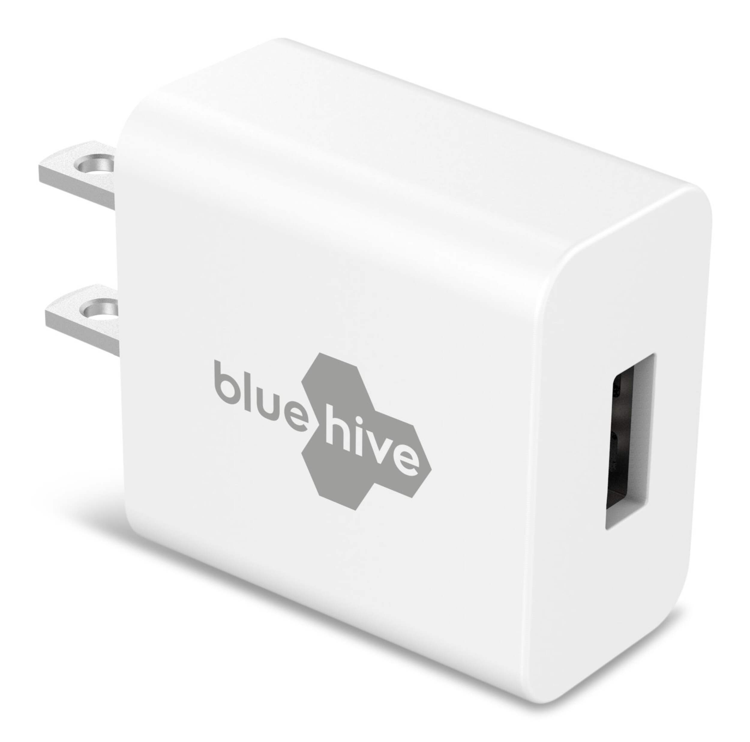 Chargeur mural Bluehive, 5 W, blanc Front_Three_Fourths_Angled_Right