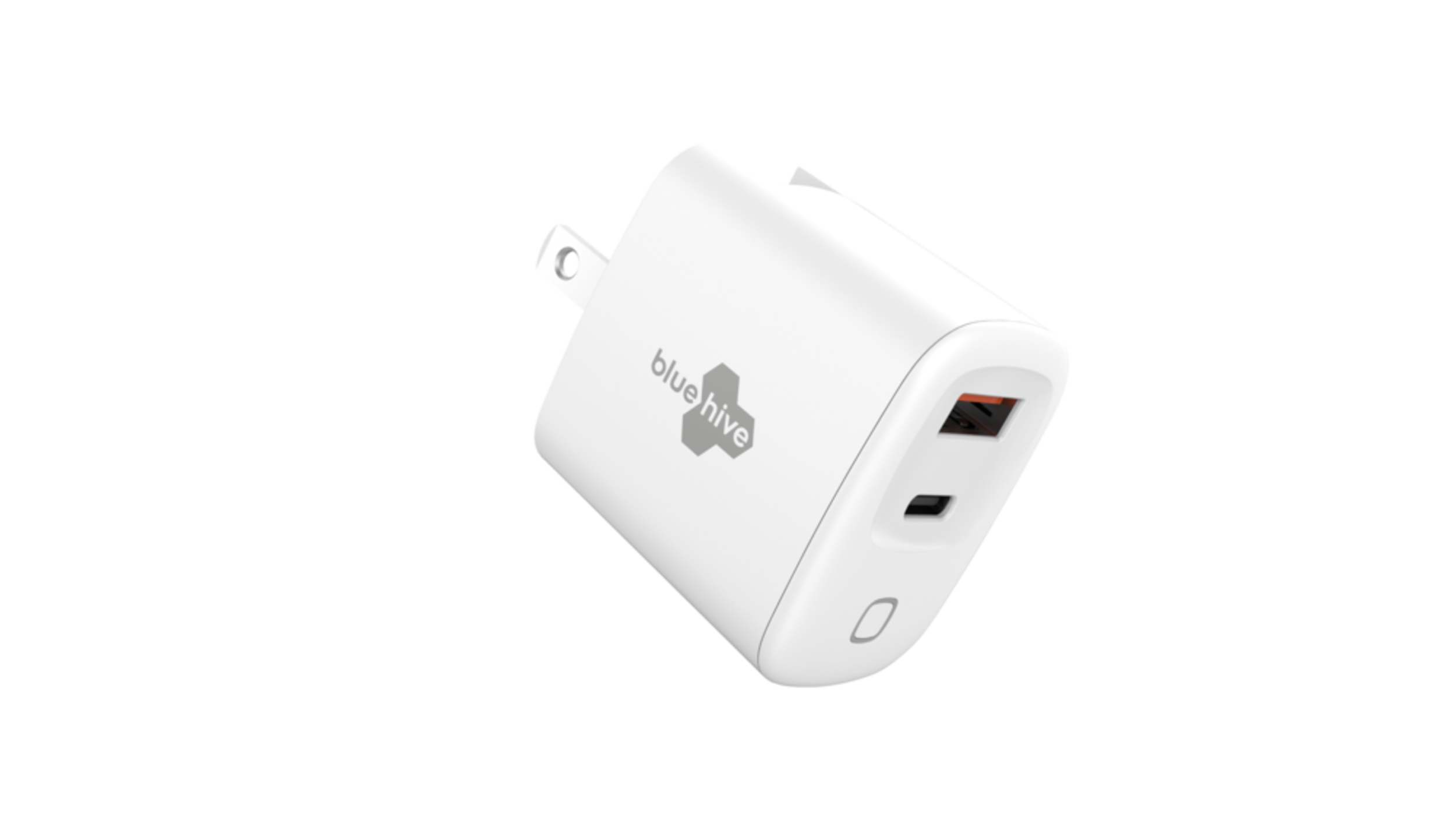 Chargeur mural Bluehive GAN PD65W Front_Three_Fourths_Angled_Right