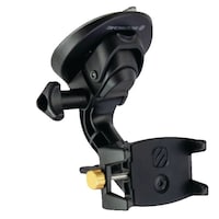 Scosche ProGrip Heavy-Duty Phone Car Mount with 360-Degree Rotation and Suction Cup Base, Black Front_Angled_Right