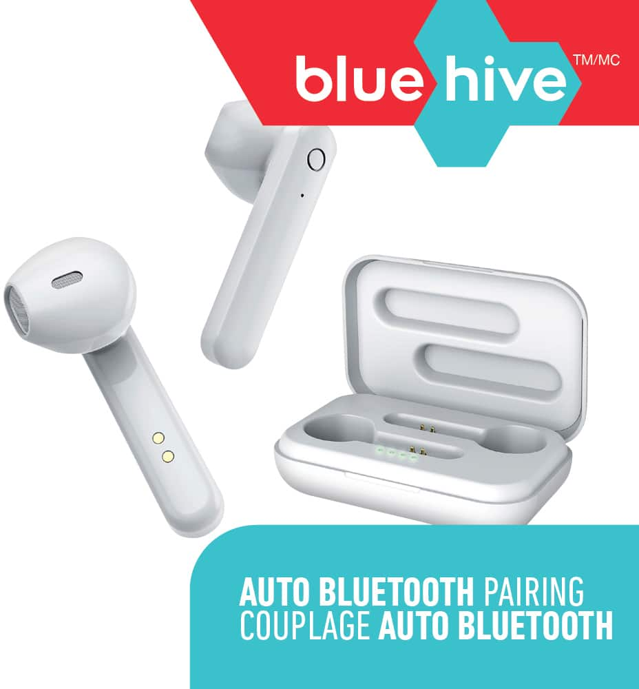 bluehive bluetooth true wireless earbuds pairing