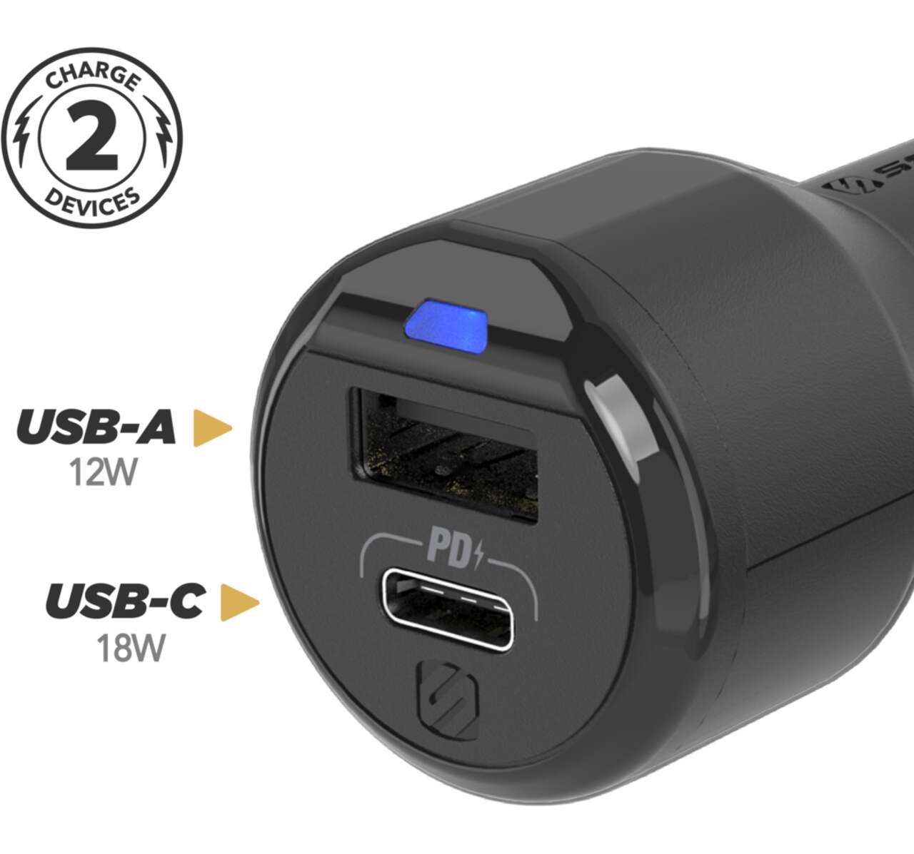 Scosche Chargeur USB-C Power Delivery pour appareils multiples Chargeur  mural rapide 
