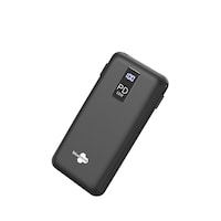 Bluehive PD 20,000 mAh Power Bank with Built-in Cable, Battery Charge Indicator Front_Three_Fourths_Angled_Left