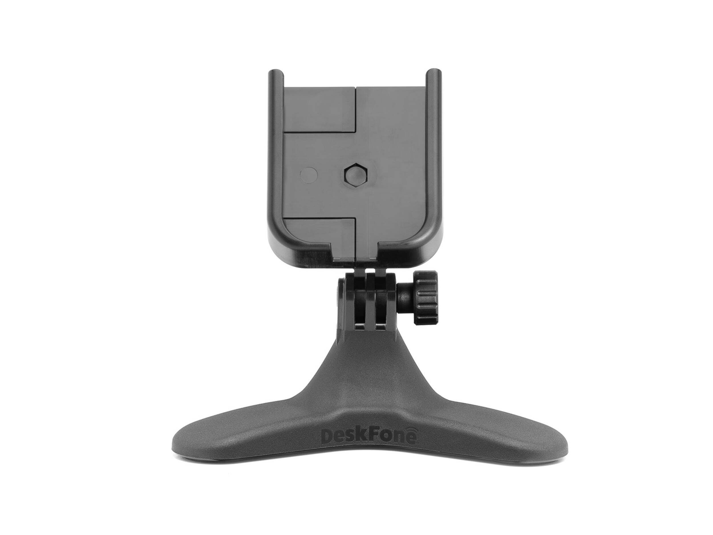WeatherTech DeskFone Universal Desktop Cell Phone Holder Front_Flat