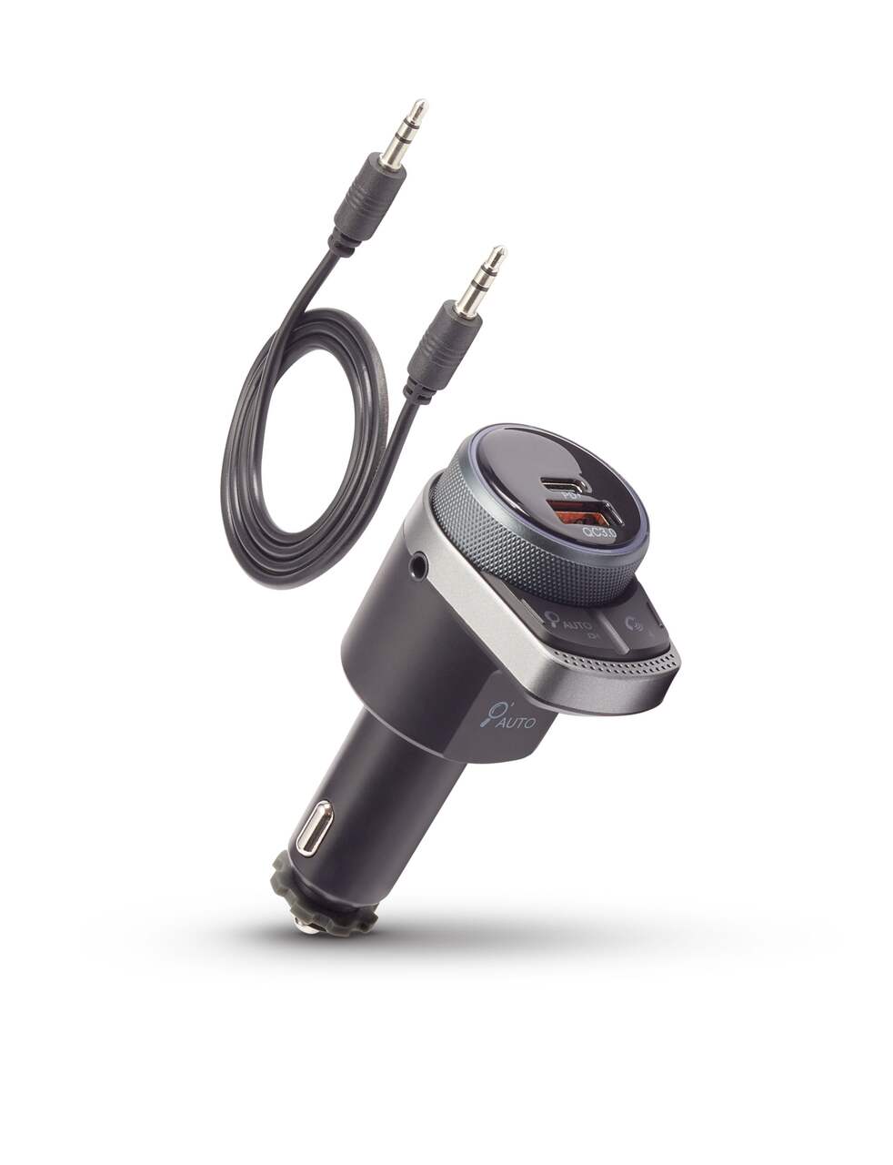 Bluehive Auto-Scan Bluetooth Hands-Free Car Kit with FM Transmitter