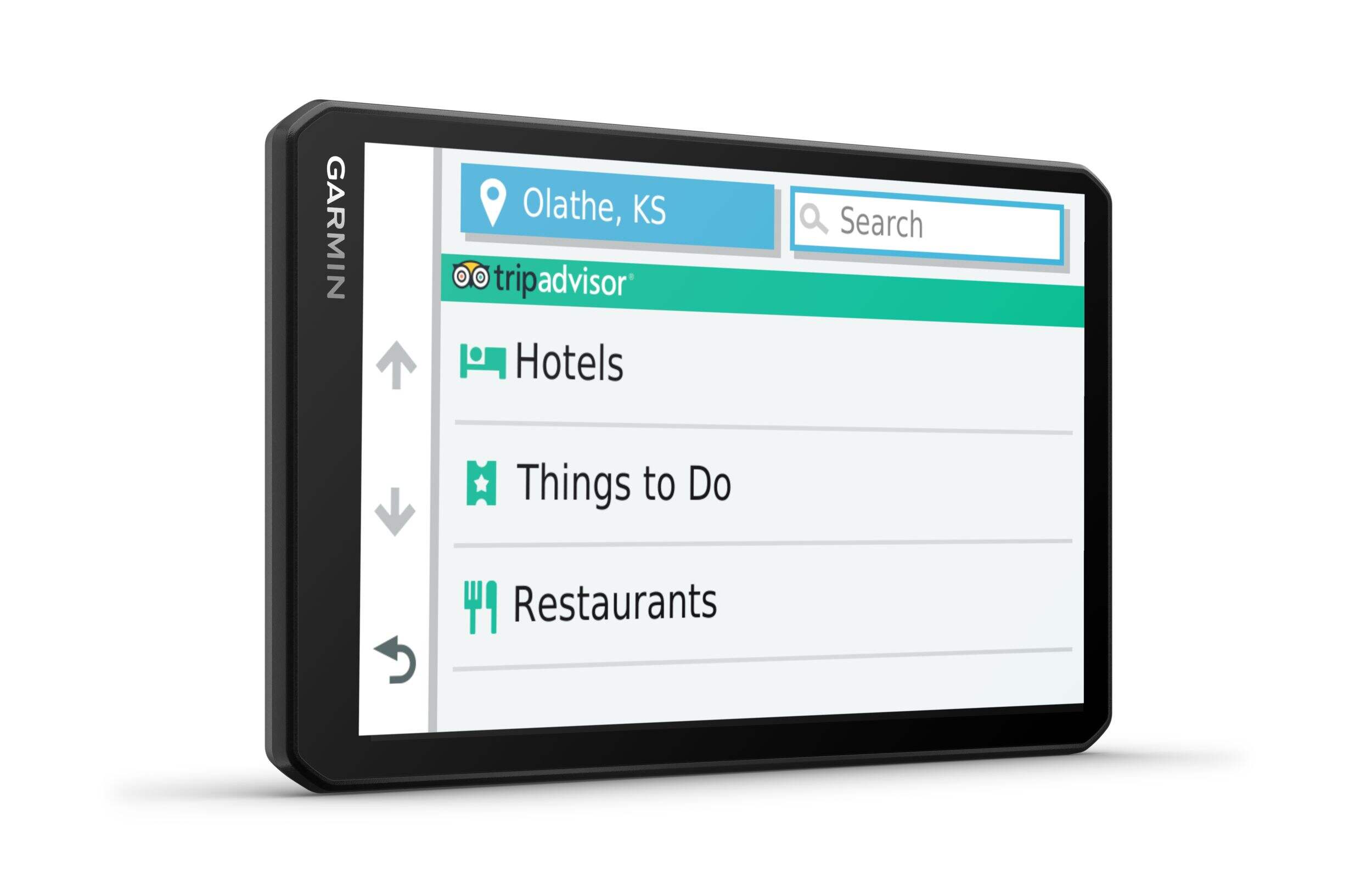 Garmin dēzl™ OTR700 GPS with High-Resolution Display Front_Three_Fourths_Angled_Right