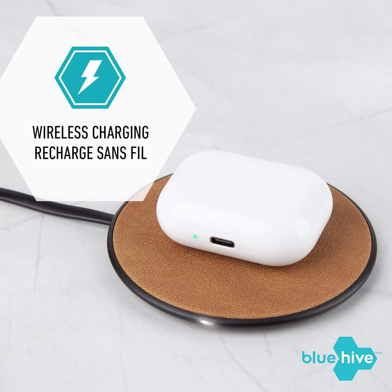 Bluehive Bluepods+ Wireless Charging Earbuds with 27.5 Hour
