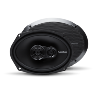 Rockford Fosgate Prime 3-Way Coaxial Full-Range Car Speaker, Black, 6-in x 9-in