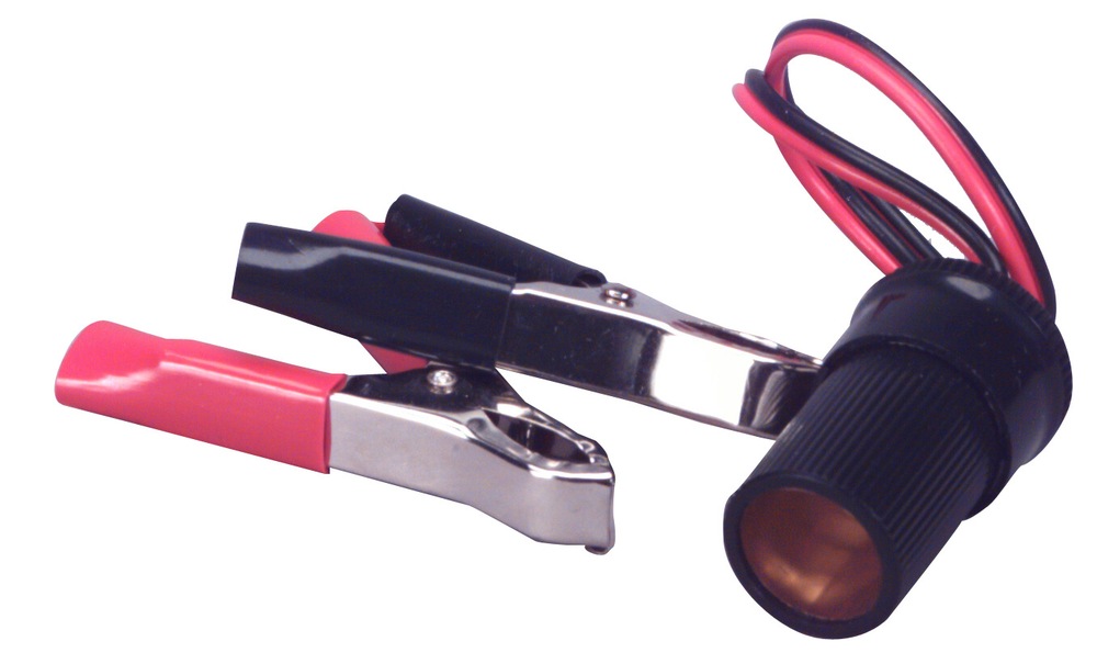 Type S 12V Power Adaptor with Battery Clips Canadian Tire