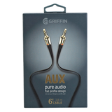 Câble audio plat Griffin, 6 pi Front_Flat