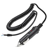 Bluehive 12V Coil Extension Cord, with Cigarette Lighter, 8-ft Front_Three_Fourths_Angled_Right