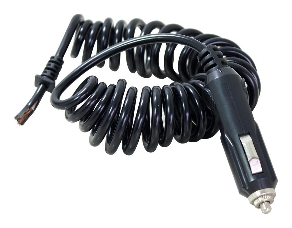 Bluehive 12V Coil Extension Cord, with Cigarette Lighter, 8ft