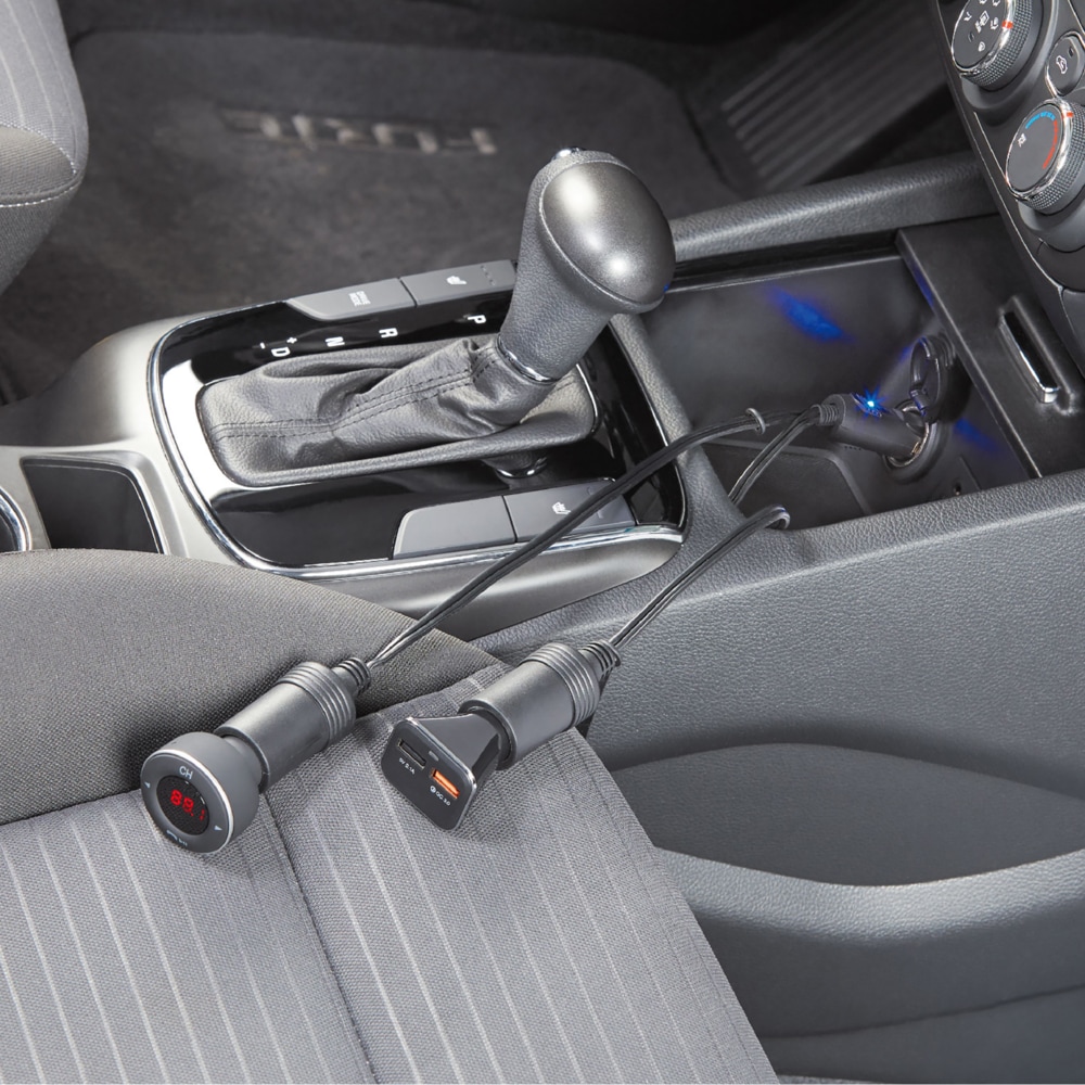 Bluehive 12V Extension Cord Socket Splitter, with Cigarette Lighter