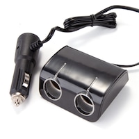 Bluehive 12V 2-Socket with USB Port, LED Power Indicator Front_Three_Fourths_Angled_Right