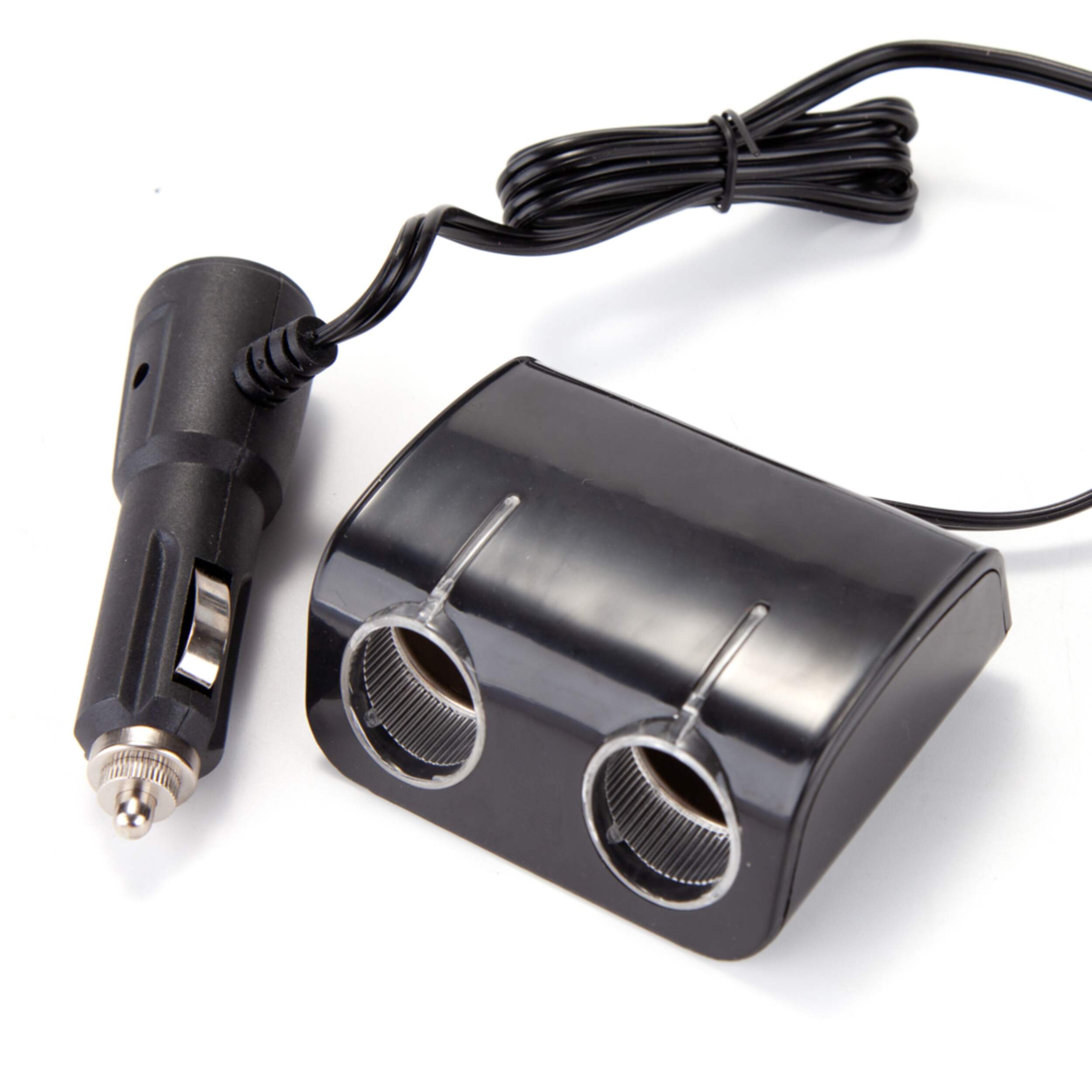Bluehive 12V 2-Socket with USB Port, LED Power Indicator Front_Three_Fourths_Angled_Right