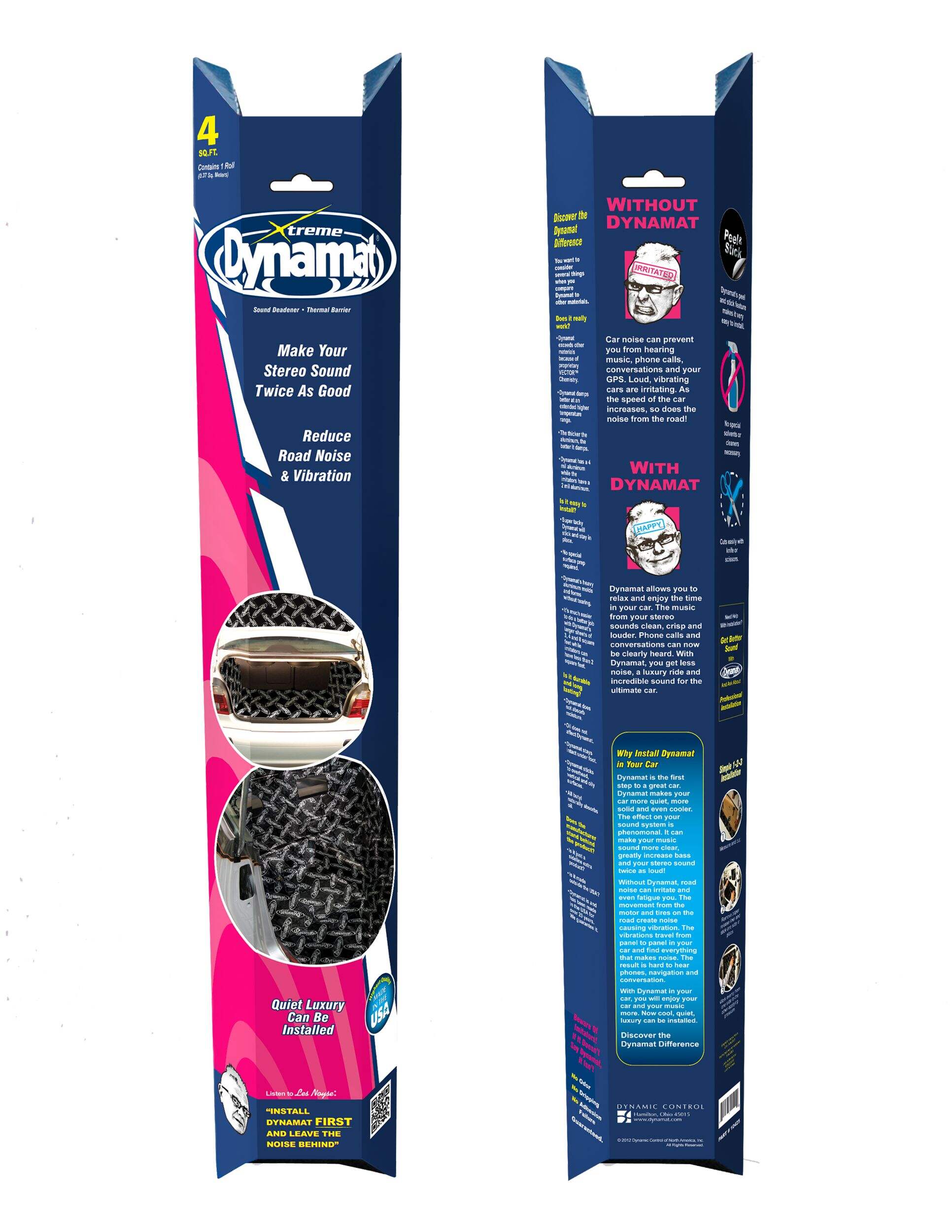Nécessaire d'isolant acoustique pour coin Dynamat 10425 Xtreme Composite_or_Mixed