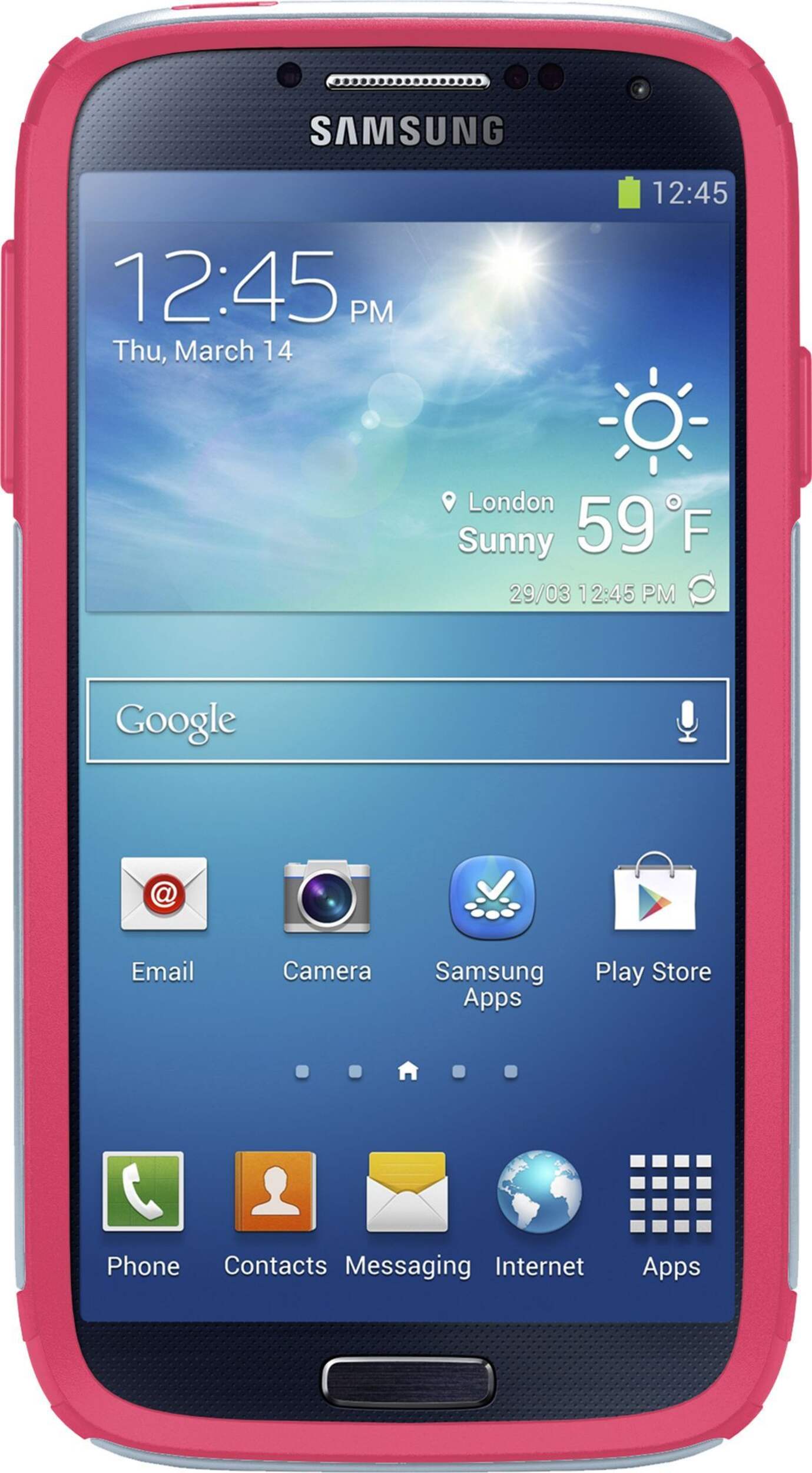 OtterBox Samsung Galaxy S4 Orchid Commuter Case Front_Flat