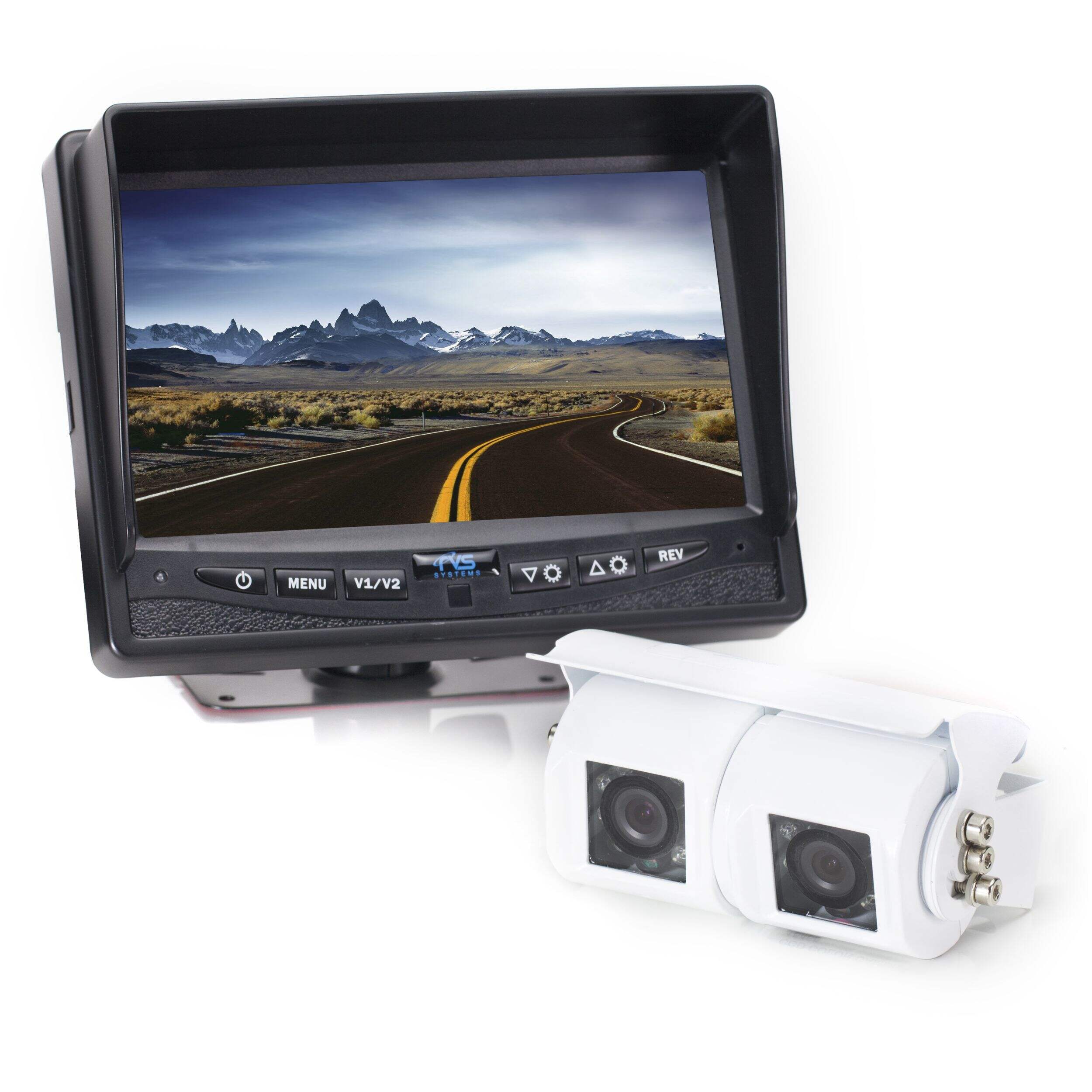 RVS Backup Camera System with Dual lens Camera Composite_or_Mixed