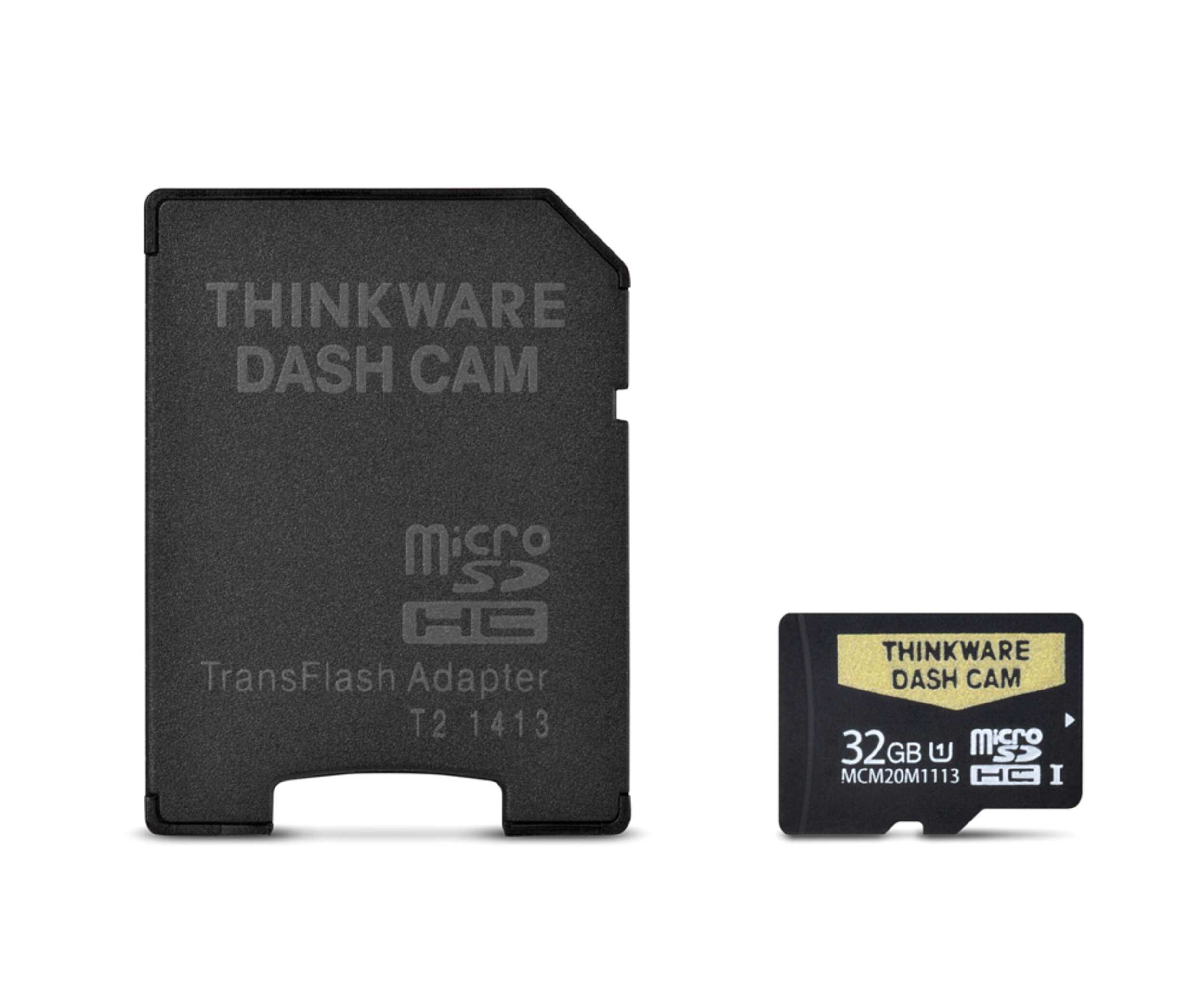 Thinkware UHS-I MicroSD Card for Dash Camera, 32GB Front_Flat