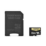 Thinkware UHS-I MicroSD Card for Dash Camera, Anti File Corruption, 64GB Front_Flat