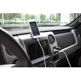 Scosche ReVolt 12W/2.4A CIGARETTE USB Car Charger Front_Angled_Right