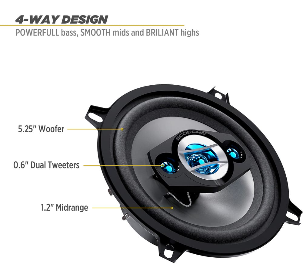 4 5.25 speakers