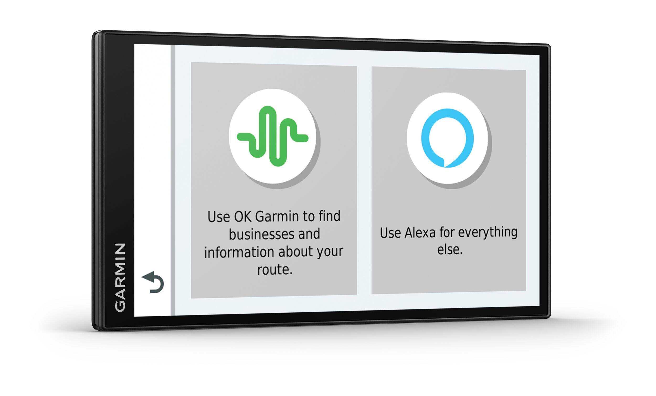 Garmin DriveSmart 65 GPS with Traffic Alert & Alexa Front_Angled_Right