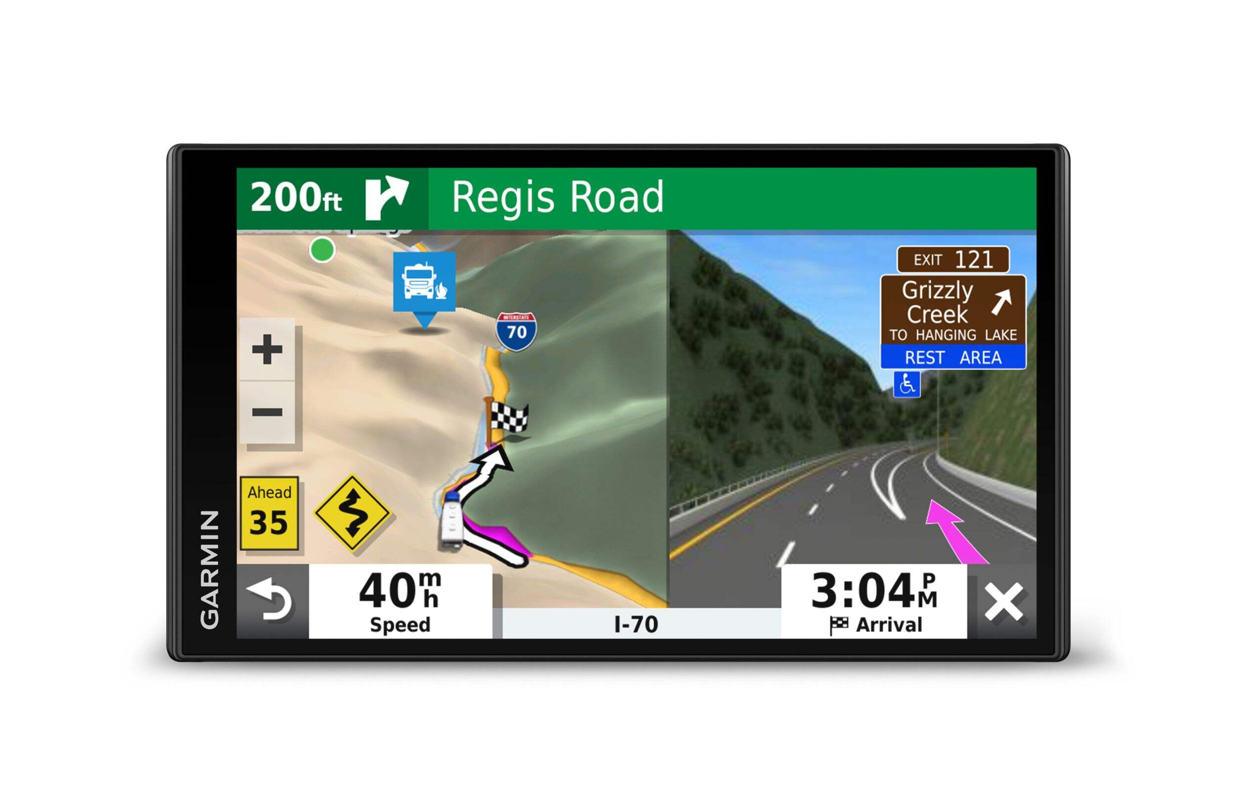 Garmin RV GPS Navigator with 7-in Display Front_Flat