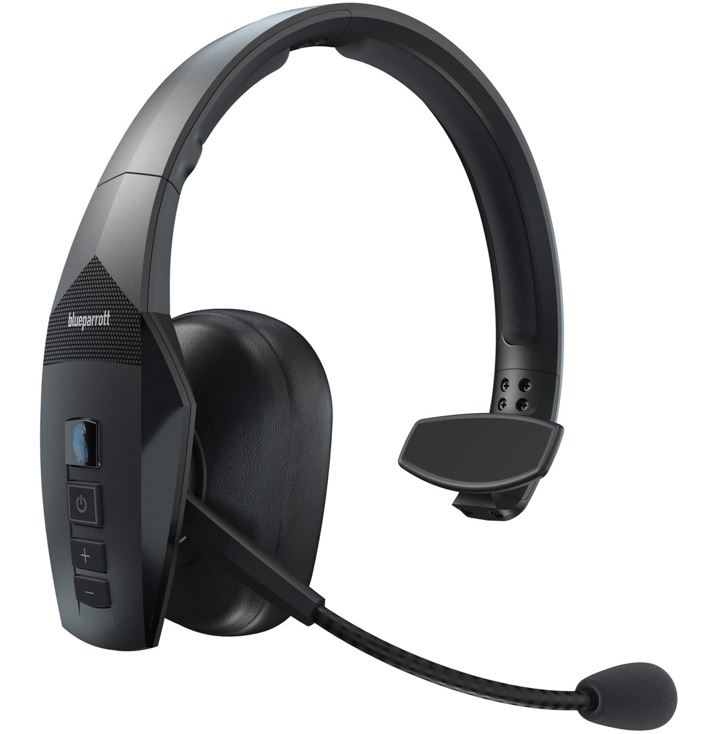 BlueParrott B550-XT Bluetooth Voice-Controlled Headset with Long Wireless Range Front_Three_Fourths_Angled_Right