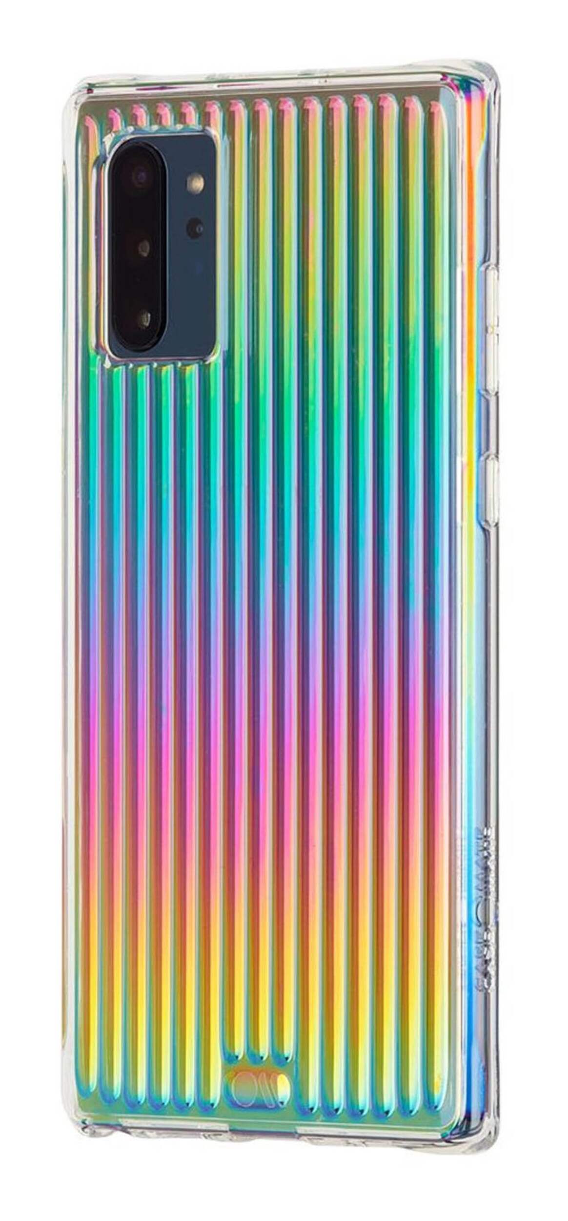 Case-Mate Iridescent Groove Case for Samsung Galaxy Note 10 Plus Back_Angled_Right