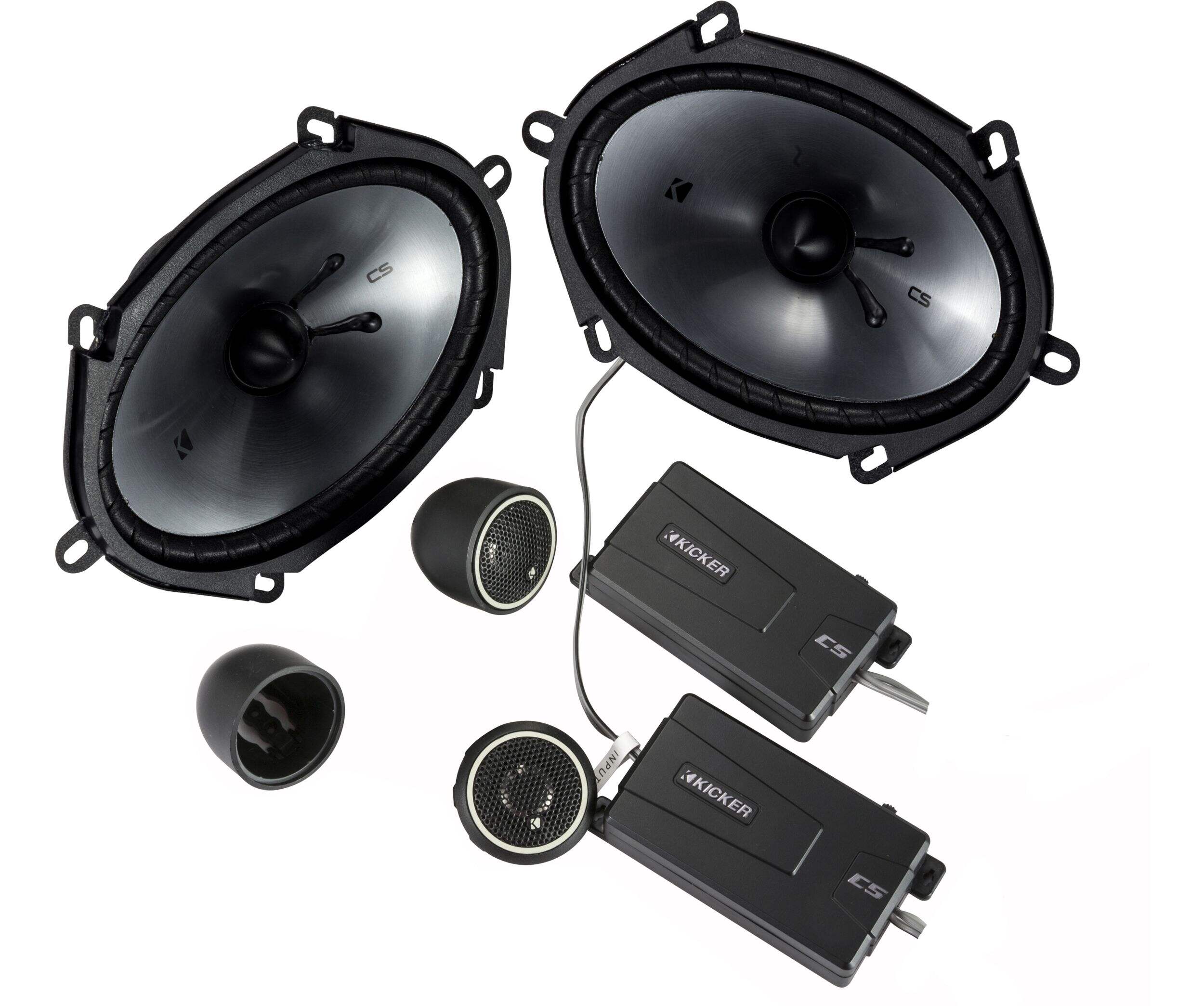Kicker 6-in x 8-in Component System with 0.75-in Tweeters Composite_or_Mixed