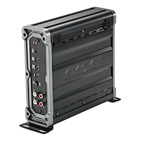 Kicker 400W Mono Class D Subwoofer Amplifier Front_Three_Fourths_Angled_Left