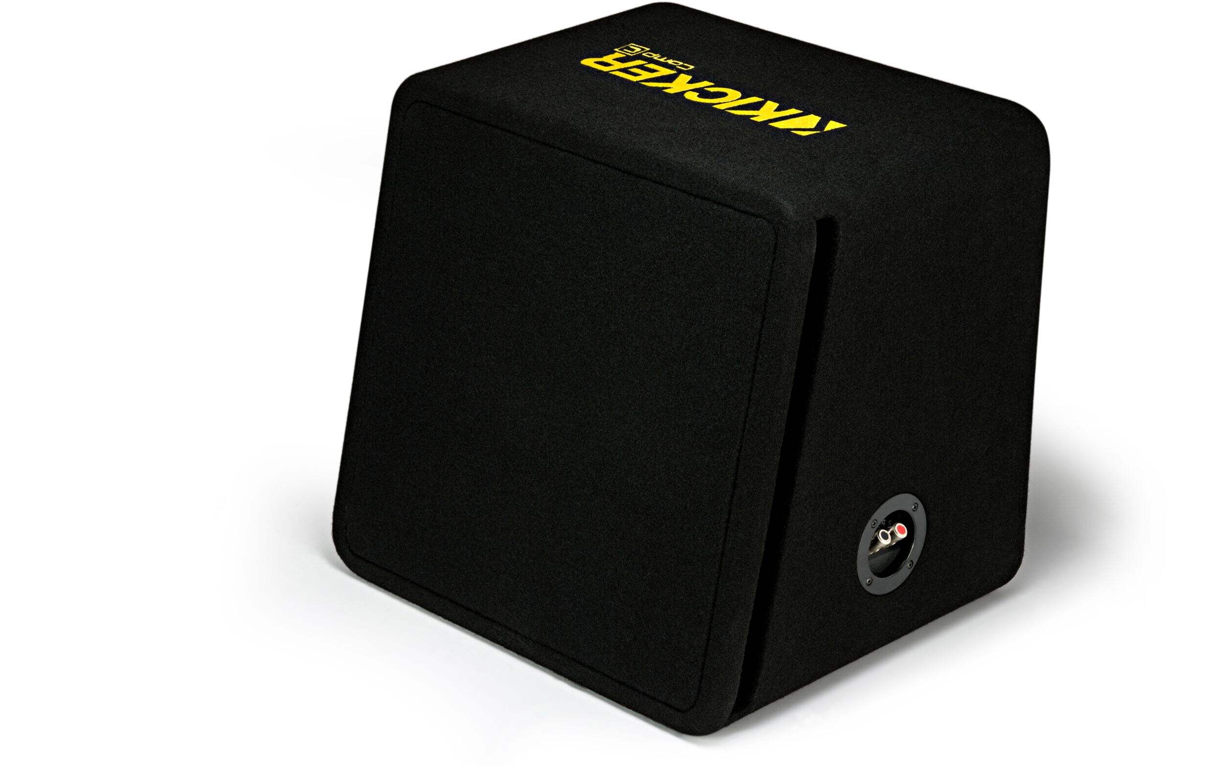 Kicker CompC Subwoofer in Vented Enclosure, 12-in, 4-ohm Front_Three_Fourths_Angled_Left