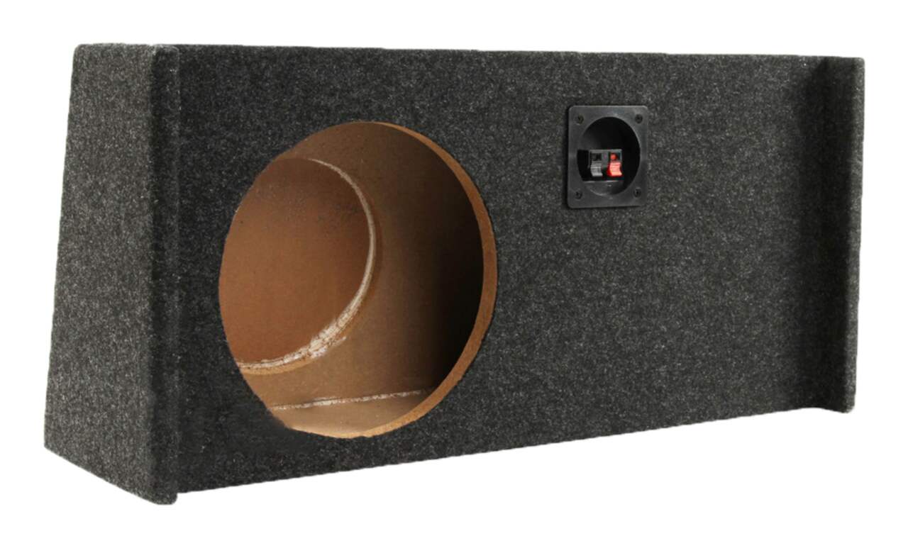 ATREND Ford F150 Super Crew 09 14 Single Subwoofer Enclosure 10 in
